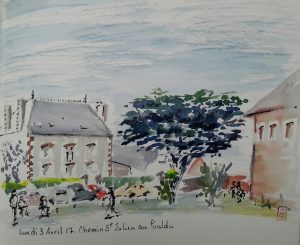 Au Pouldu, chemin Saint Julien